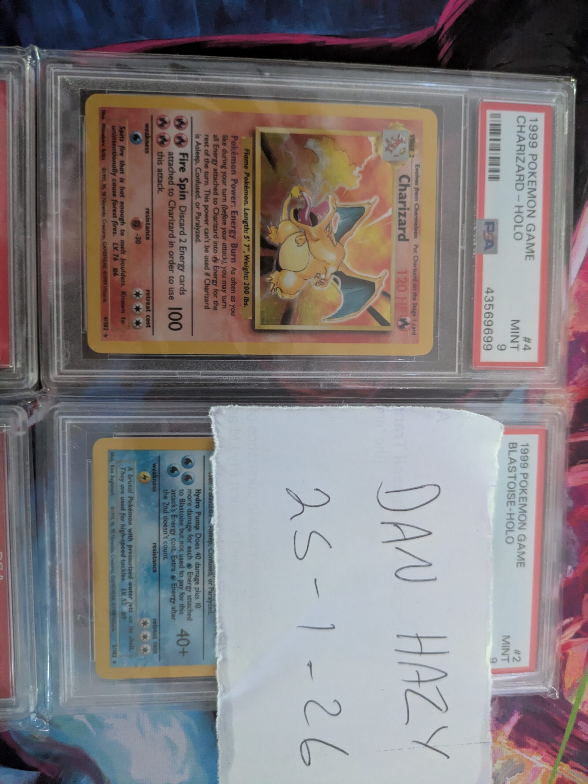 Base set PSA 9 Trio + Fossil PSA 9 Gengar - Image 3